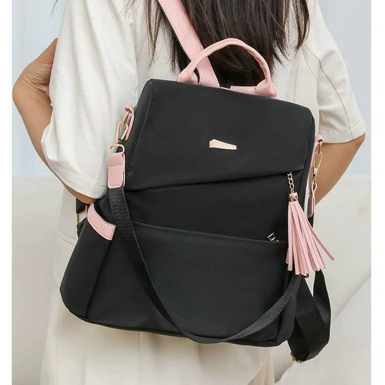2026 New Women's Anti-Theft Backpack, Fashionable Soft Leather Dual-Purpose Large-Capacity Travel Backpack, Lightweight Commuter School Bag