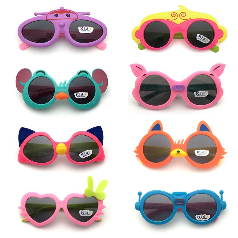 New Children's Sunglasses, Children's Glasses, Cartoon Sunglasses for Boys and Girls, Colorful Fashionable Sunglasses Toys