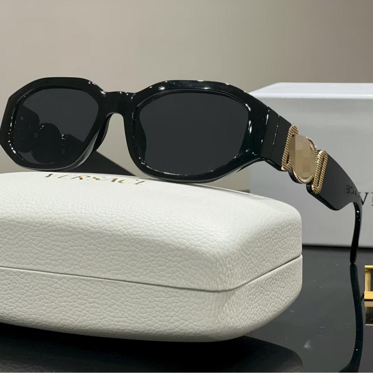 2026 New Trendy Retro Hong Kong Style Sunglasses for Women, Fashionable and High-End, Uv Protection Sun Glasses