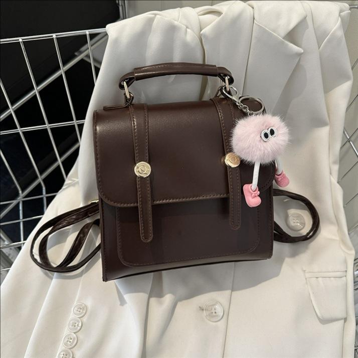 Simple Backpack Women's College Style Bag Women's Bag 2025 New Fashion Casual Shoulder Handbag Small Backpack