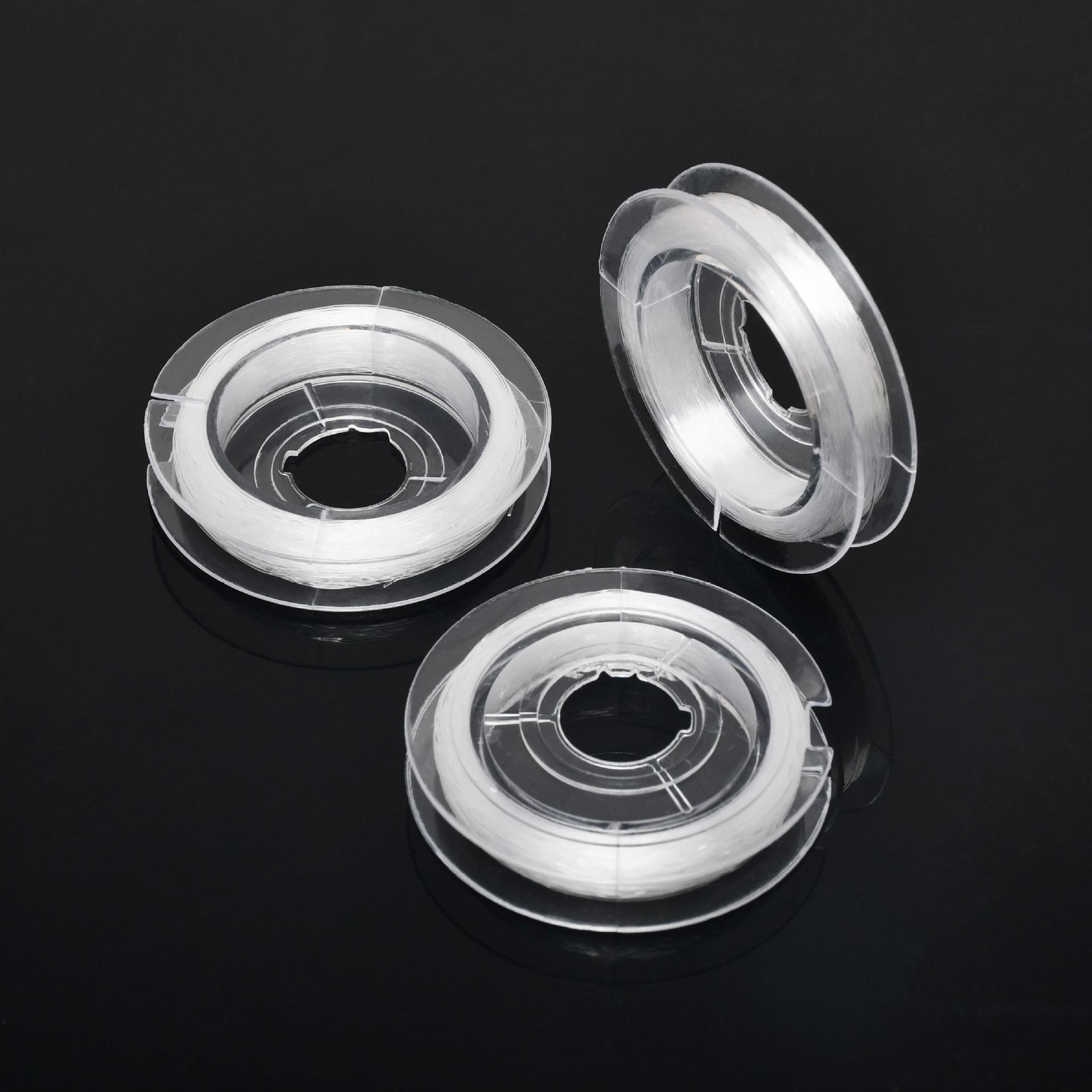 0.3 non-elastic transparent shaft fishing line 30 m/roll wear-resistant jewelry wire handmade DIY beaded wire transparent wire