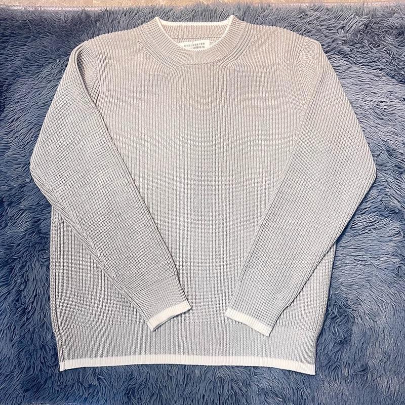 Sweater Wool Knitwear Autumn and Winter Fashion Street Trendy Round Neck Short-sleeved Pullover Loose Thickened Lazy Short