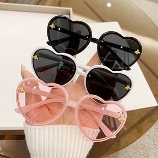 Love children's sunglasses 2023 new girls boys baby cute cute South Korea ins style sunglasses fashion trend