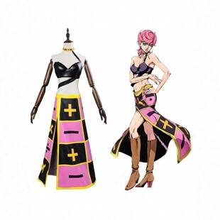 JOJO Tereshu Una cosplay costume anime character role-playing outfit female long dress set