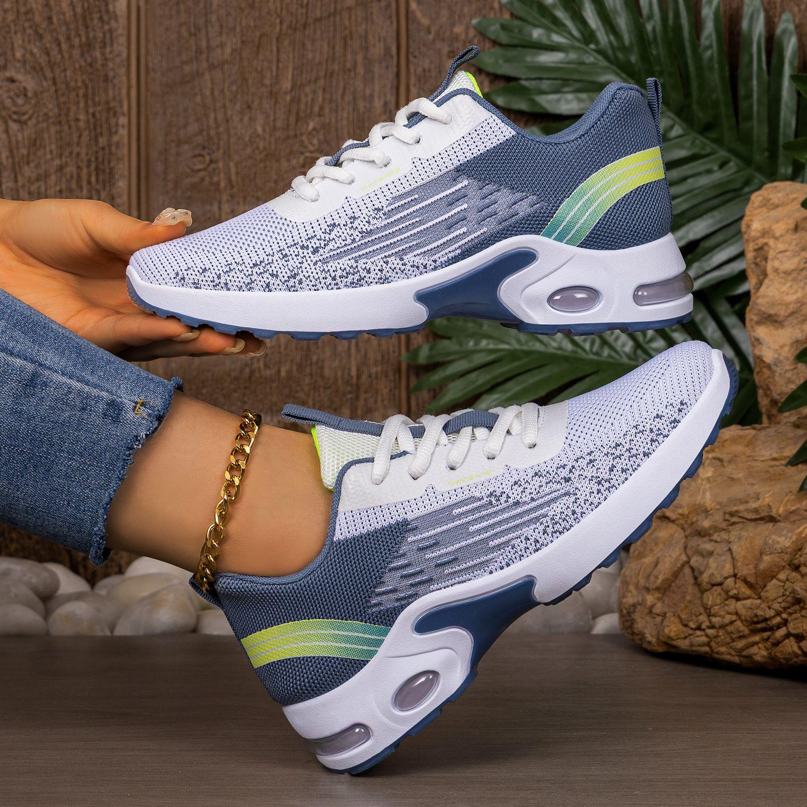 Women's Shoes Summer 2026 New Cross-Border Versatile Casual Shoes Breathable Soft-Soled Sports Shoes Lightweight Lace-Up Running Shoes