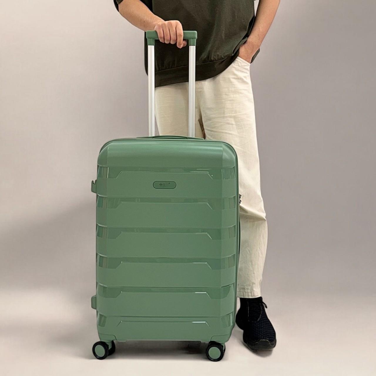 New Factory-Made Cross-Border Pp Material Suitcase, Export Travel Suitcase with Silent Universal Wheels, Large Capacity Trolley Case