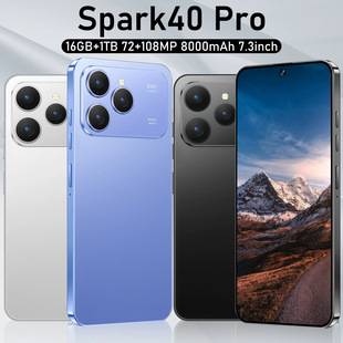 Spark40 Pro Cross-Border New High-Definition Screen 7.3inch Android 8.1 Smartphone Export Low Price Spot