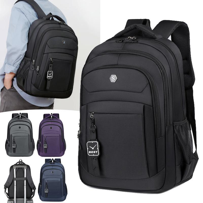 Cross-Border 2025 New Business Backpack Men's Casual Large-Capacity Backpack Can Be Used as a Trolley Travel Student Bag