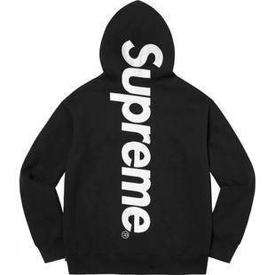 Original Large Letter Sup Patch Logo Print Unisex Heavyweight Hoodie Set 400g Heavyweight