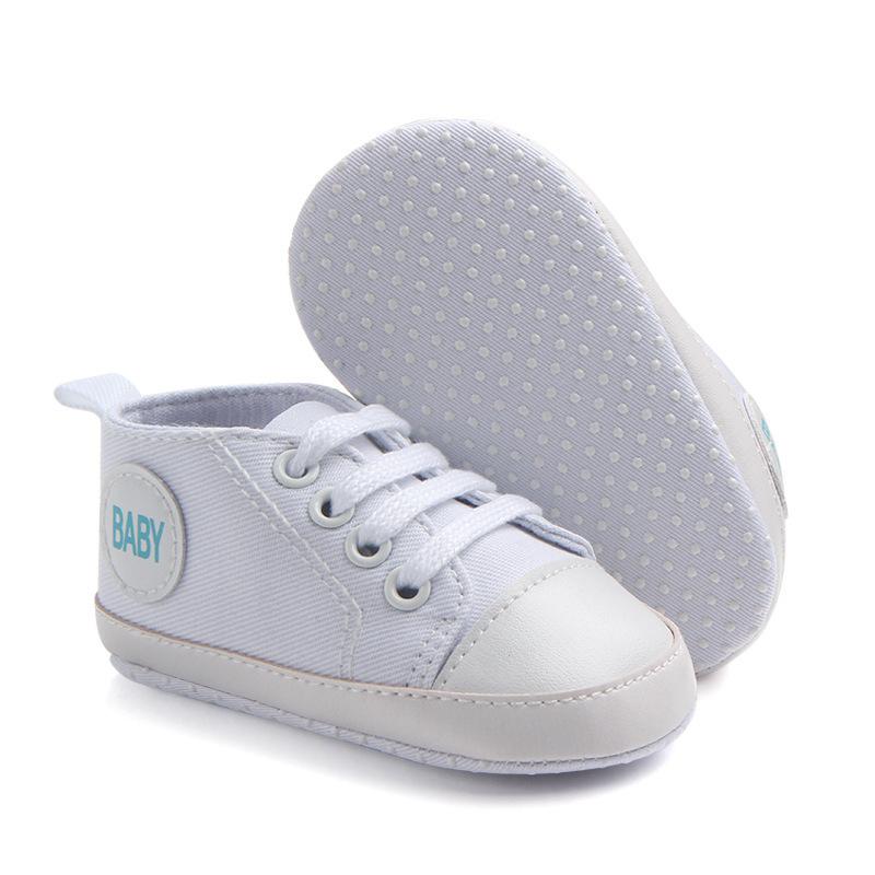 Wholesale in-stock baby soft-soled shoes, baby walking shoes, direct sales from the manufacturer, new spring and autumn canvas shoes