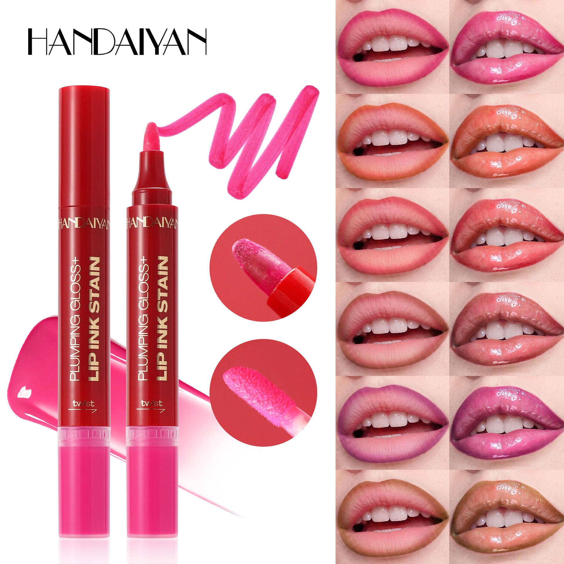 Han Daiyan Dudu Double-Ended Lip Liner to Outline the Lip Shape, Long-Lasting, Waterproof, Non-Stick, Matte, Natural-Looking Lipstick Manufacturer