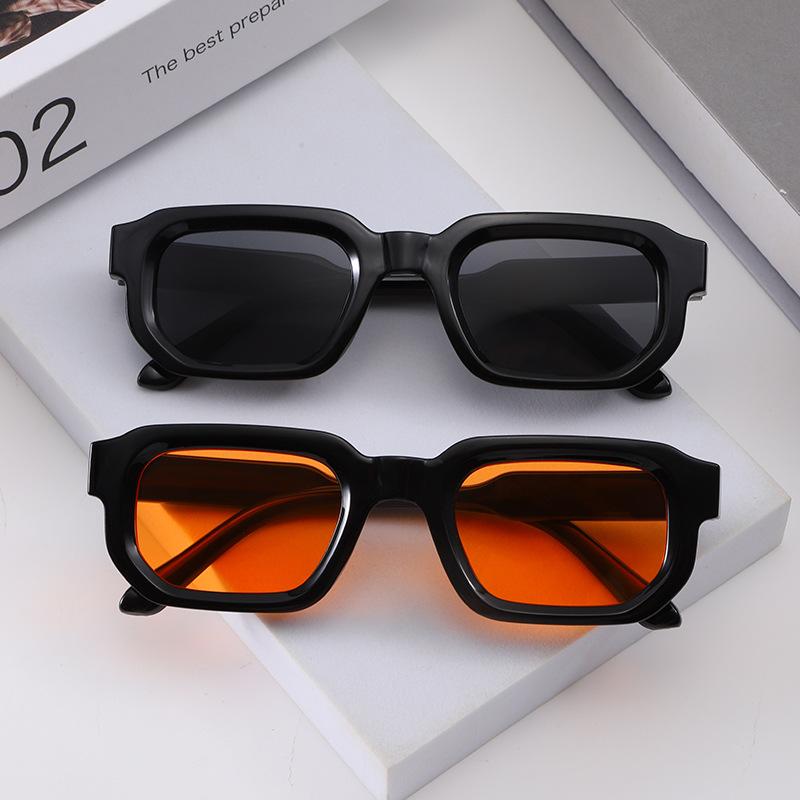 Square Small Frame Sunglasses European and American Retro 2025 New Style Simple High-End Fashion Sunglasses Women's Sunglasses