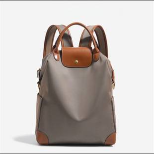 Sleek high-end backpack, commuter laptop bag, lightweight large-capacity nylon backpack, business travel bag