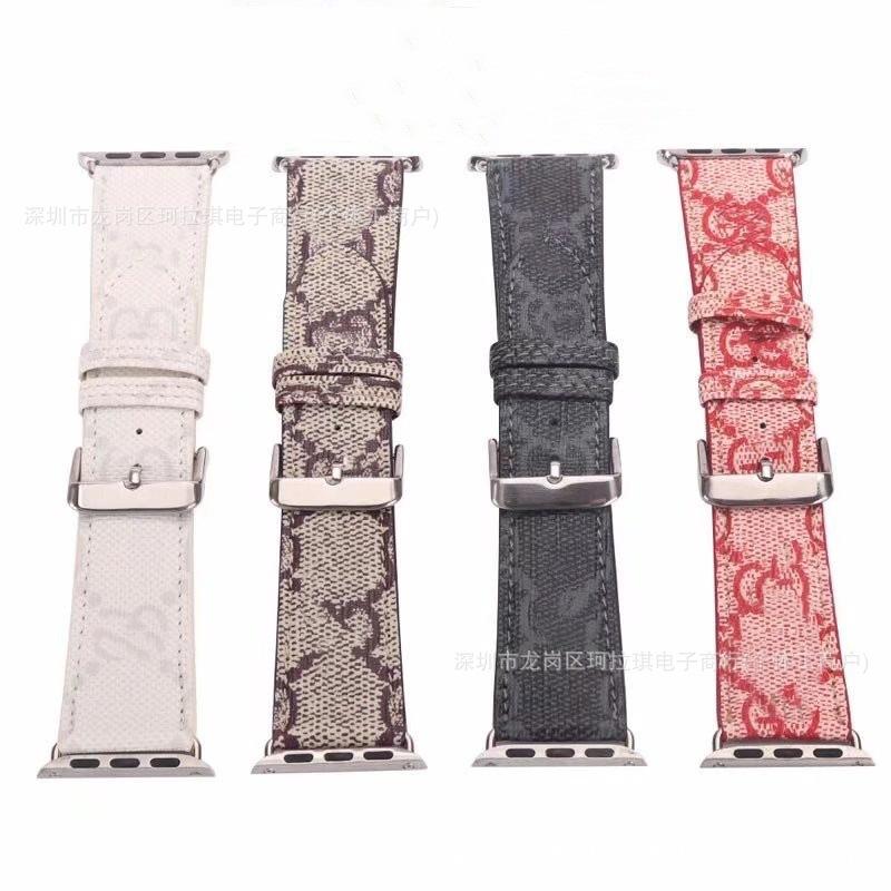 Trendy Letter-Patterned Watch Bands Suitable for All Models of Apple Watch, Unisex, with Multiple Fashionable Designs to Choose from