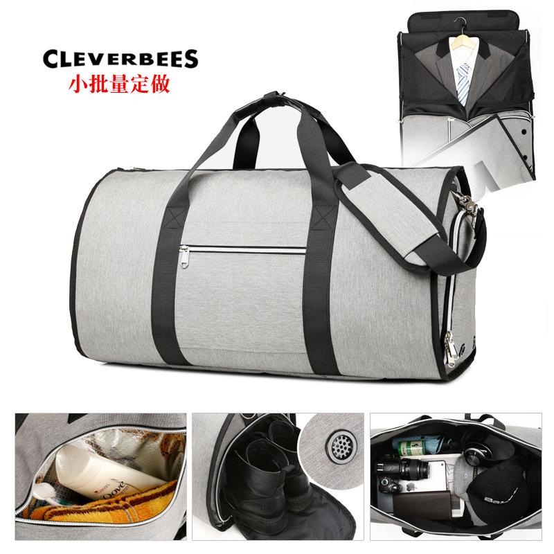 Outdoor Travel Bag Men's Suit Suit Storage Bag Multi-functional Large Travel Bag Aircraft Trolley Luggage Folding Bag