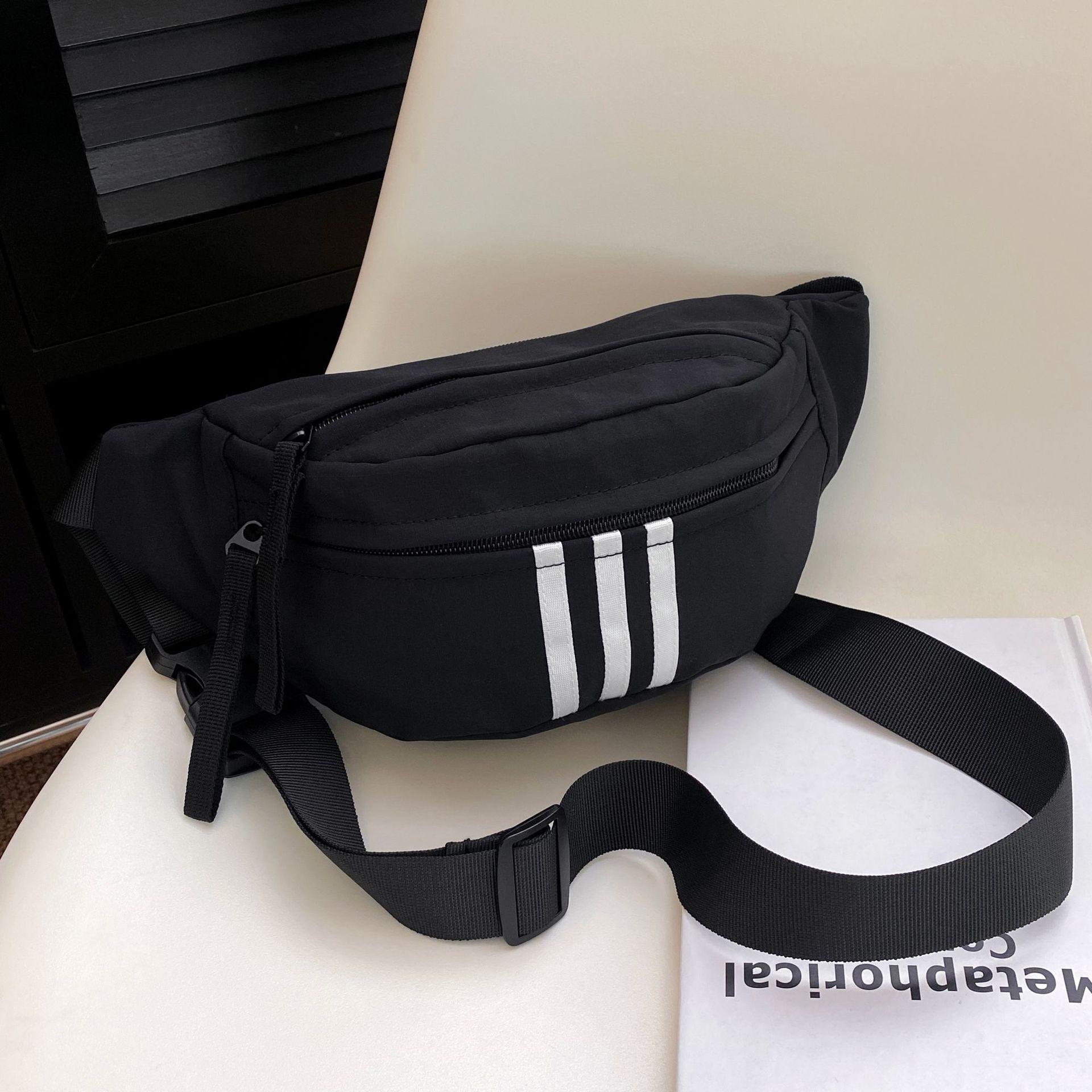 2026 New Trendy Ins-Style Fashion Waist Bag, Sports Crossbody Chest Bag, Versatile Casual Nylon Fabric Single Shoulder Crossbody Women's Bag