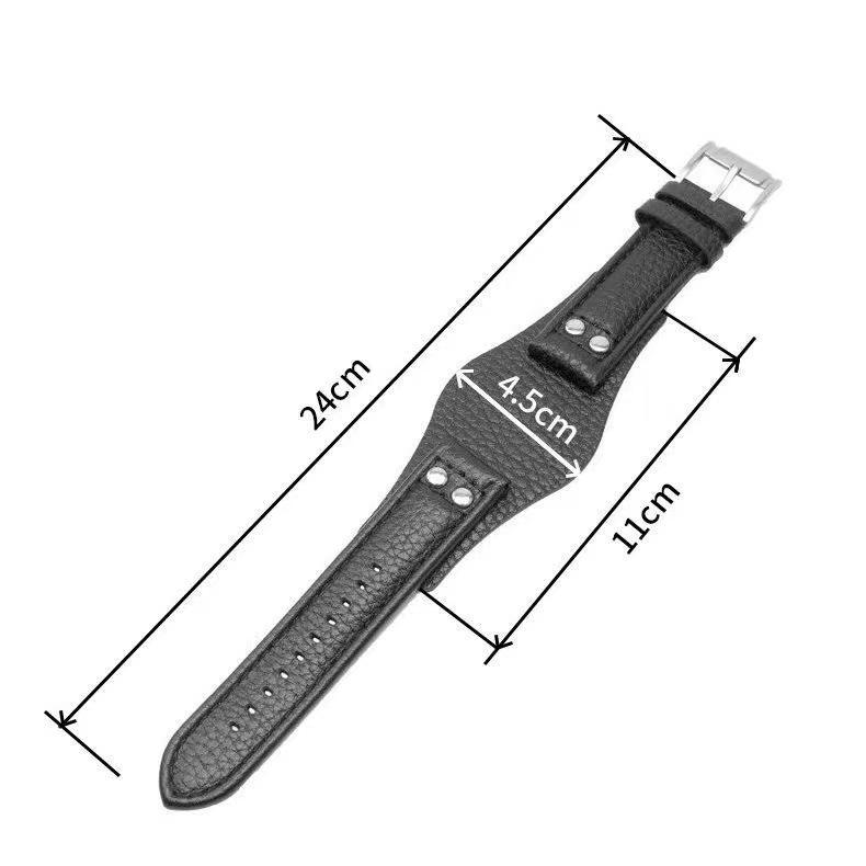 Suitable for FOSSIL leather cowhide tray watch strap CH2564.2565 men's wrist tray watch strap worker