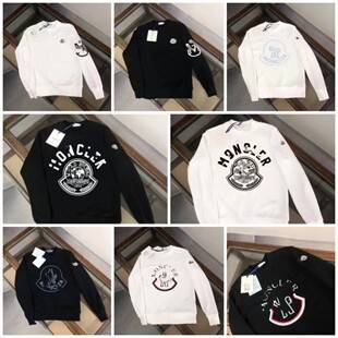Autumn and Winter Trendy New Style Sweatshirt, Thickened Long-Sleeve, Same Style Round Neck Printed Pullover, Unisex Loose Fit Top Without Hood