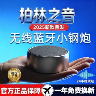 Bs01 German Metal Mini Wireless Bluetooth Speaker with High Volume, Outdoor Portable Super Bass Speaker