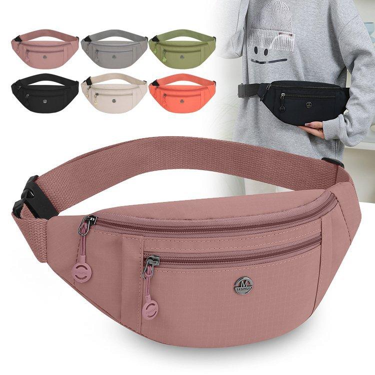 Waist Bag for Men and Women, Multifunctional, Large Capacity, Waterproof, for Running, Outdoor Sports, Phone, Wallet, Oxford Cloth, for Cashiers and Work