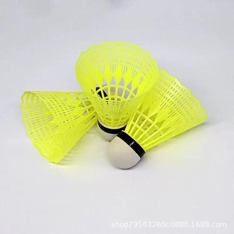 Nylon-resistant badminton 6 12 nylon ball plastic ball students indoor and outdoor training badminton