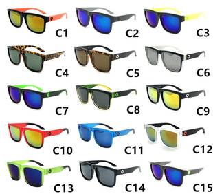 Aliexpress Spy Colorful Film Sunglasses Outdoor Colorful Reflective Large Frame Sunglasses 81016