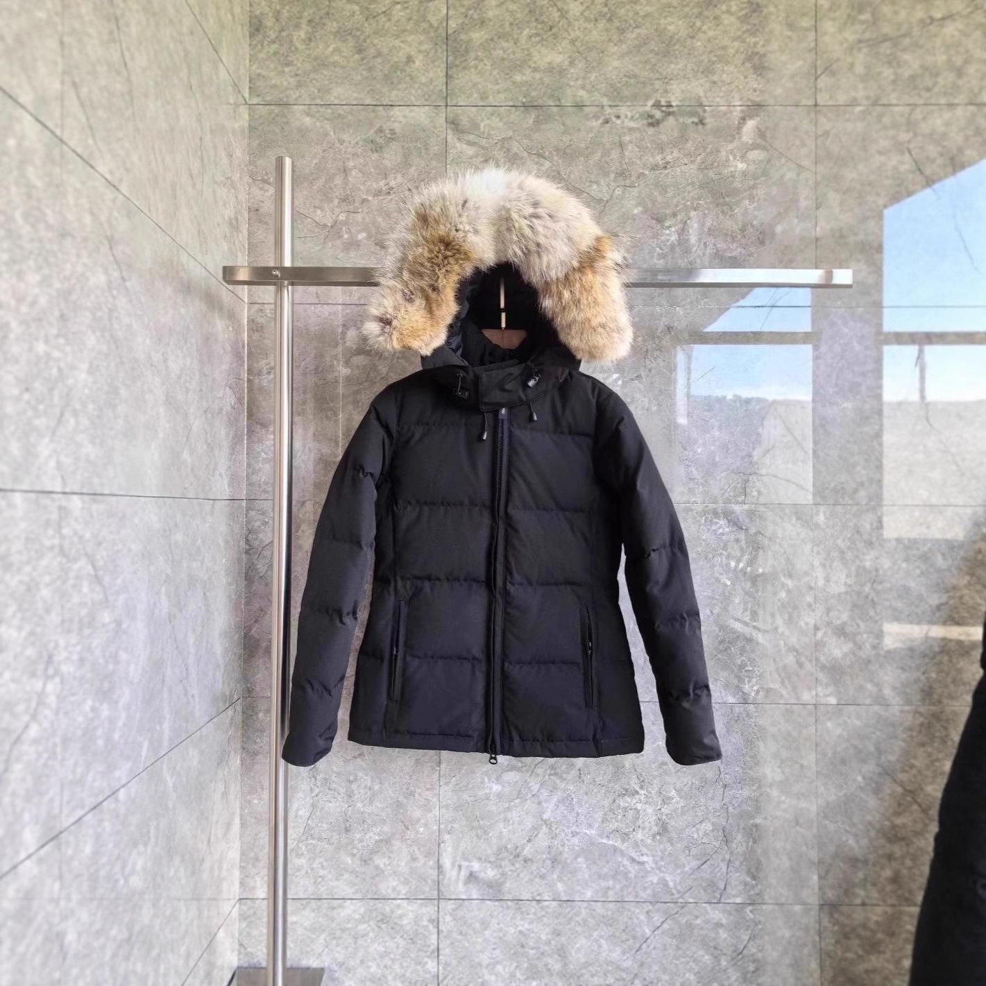 Cross-Border Canada Goose 04 # Black Label Chelseas Women's Slim-Fit Waist-Cinching Jacket Winter down Coat