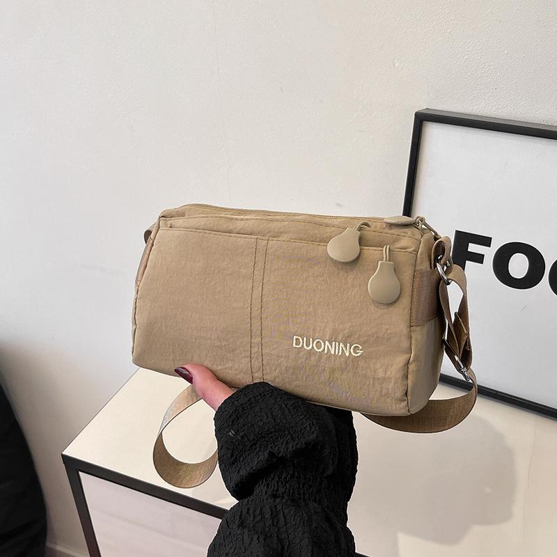 2025 New Multi-Layer Women's Bag Large Capacity Fashionable Versatile Shoulder Crossbody Bag Outdoor Leisure Sports Trendy Bag