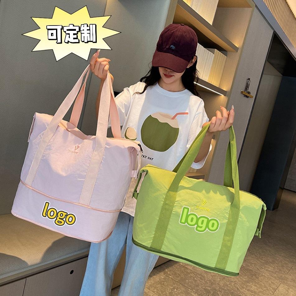 Cross-Border Sports and Fitness Bags, Large-Capacity Travel Bags, Dry and Wet Separation Yoga Bags, Swimming Bags, Short-Distance Leisure Luggage Bags