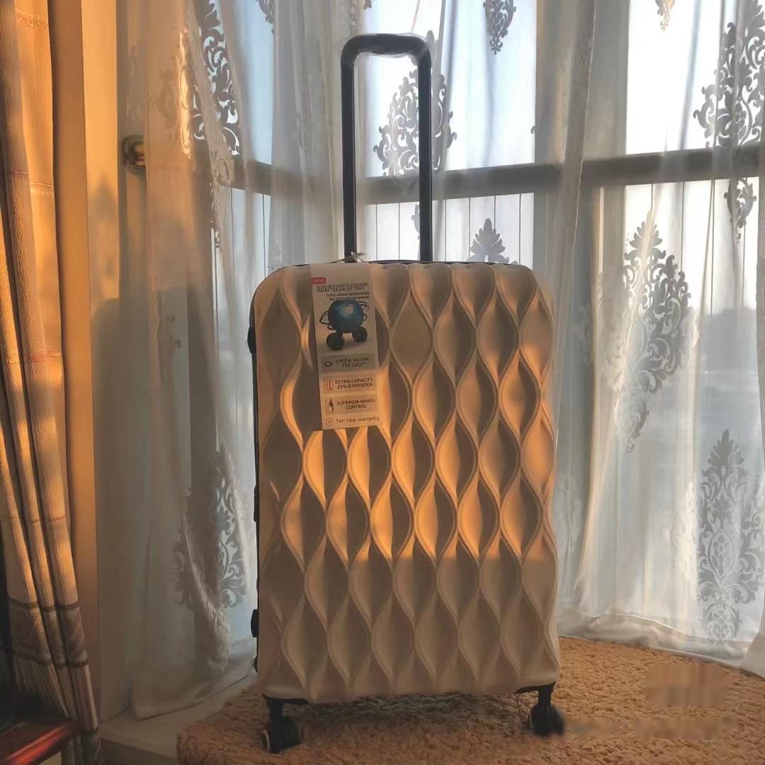 Source Factory Universal Wheel Trolley Suitcase 12/20/24/28 Four-Piece Set Export Travel Suitcase Custom Luggage