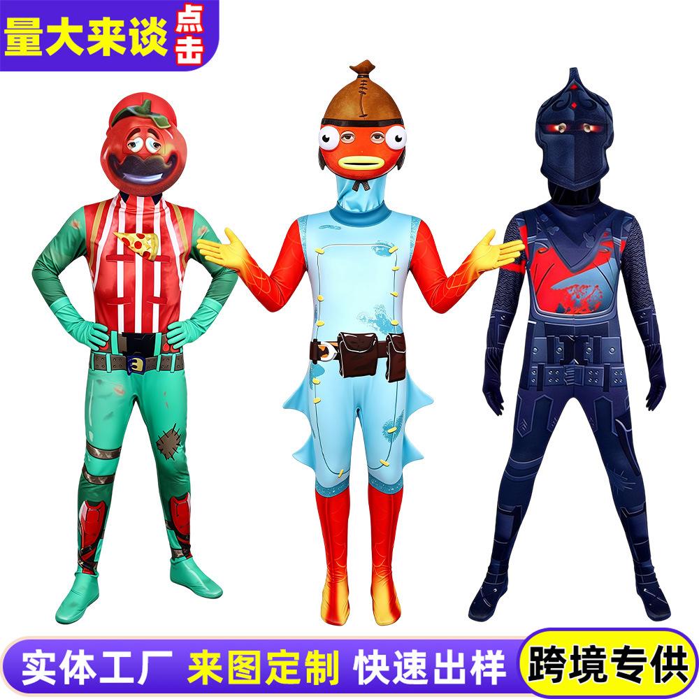Cross-Border Fishnet Cosplay Costume Bodysuit Stage Performance Outfit Fortnite