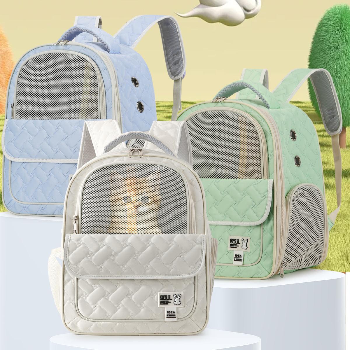 Cat backpack space capsule cat bag, portable pet carrier for cats and dogs, high aesthetic value, anti-stress