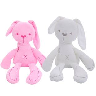 Cross-Border Baby Plush Toys, Soothing Rabbit Dolls, Baby Sleep Companions, Newborn Plush Toys Factory