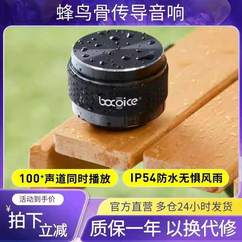 Bocoice Hummingbird Pro Bone Conduction Bluetooth Speaker Second Generation New Waterproof Rgb Light Resonance Mini Speaker