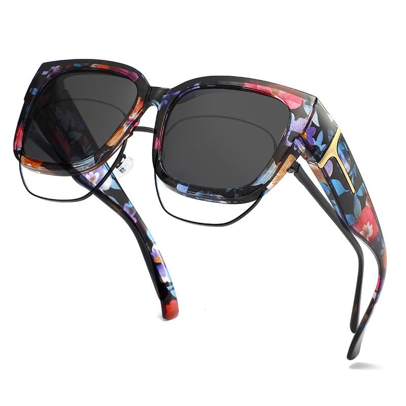 New Style European and American Sunglasses That Can Be Worn over Prescription Glasses, Specifically for Driving, with Uv Protection and Sun Protection, Fashionable Polarized Sunglasses