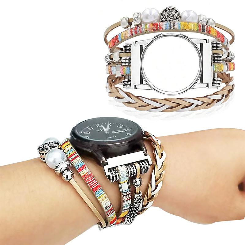 The New Braided Bracelet with the Tree of Life Apple Watch Strap Is Suitable for Apple Watch 38-49 with All Series of Dials