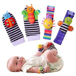 Cross-Border Supply of Baby Wristbands, Watch Straps, Socks Sets, Baby Wristbands, Infant Rattles, Soothing Toys