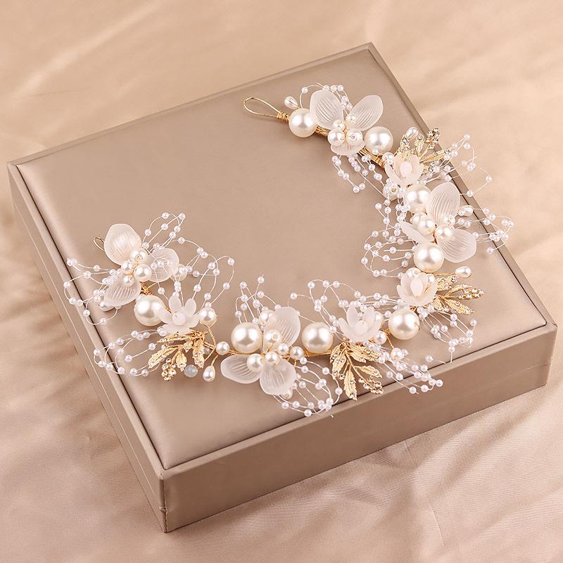 Headwear Forest-Style Crown Headband Flower Girl Headpiece Wedding Girls Performance Photo Shoot Hair Accessories Wholesale Children's Crown