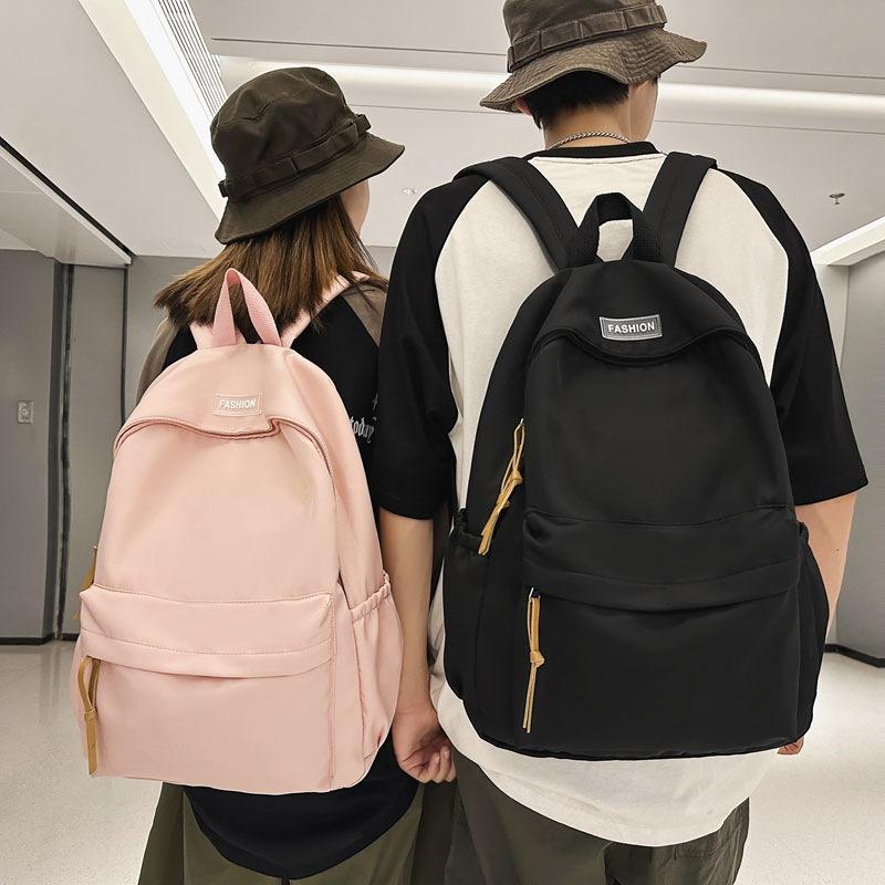 New Large-Capacity Foreign Trade Letter Backpack, Trendy Lightweight Travel Backpack for Going Out, School Season College Student Bag