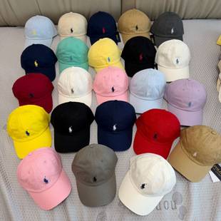 New Style Pony Logo Cap with Qr Code, Washable Soft-Top Polo Cap, Same Style as for Women, Navy Blue Baseball Cap for Men
