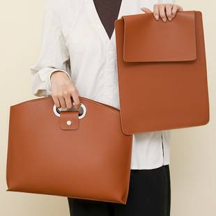 Elegant document storage briefcase, 2026 summer new model, simple and stylish, large-capacity handbag for commuting, cross-border