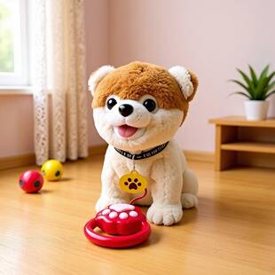Electric Puppy Toy That Walks, Barks, Sings, and Dances, Realistic Children's Baby Doll, Direct Sales from the Manufacturer